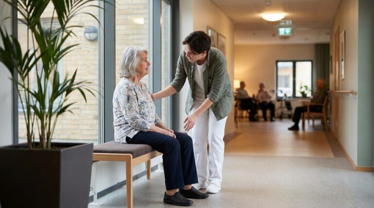 A hora certa de buscar apoio para o idoso no prédio