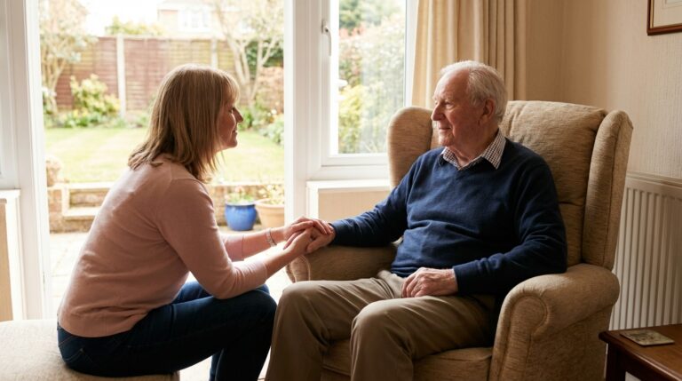 A hora certa de buscar apoio para o seu pai