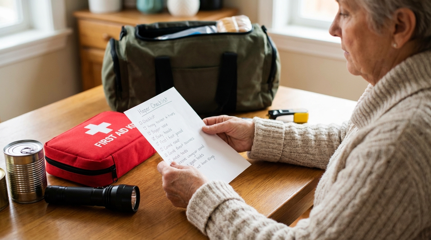 Checklist de emergência: minha mãe está preparada?