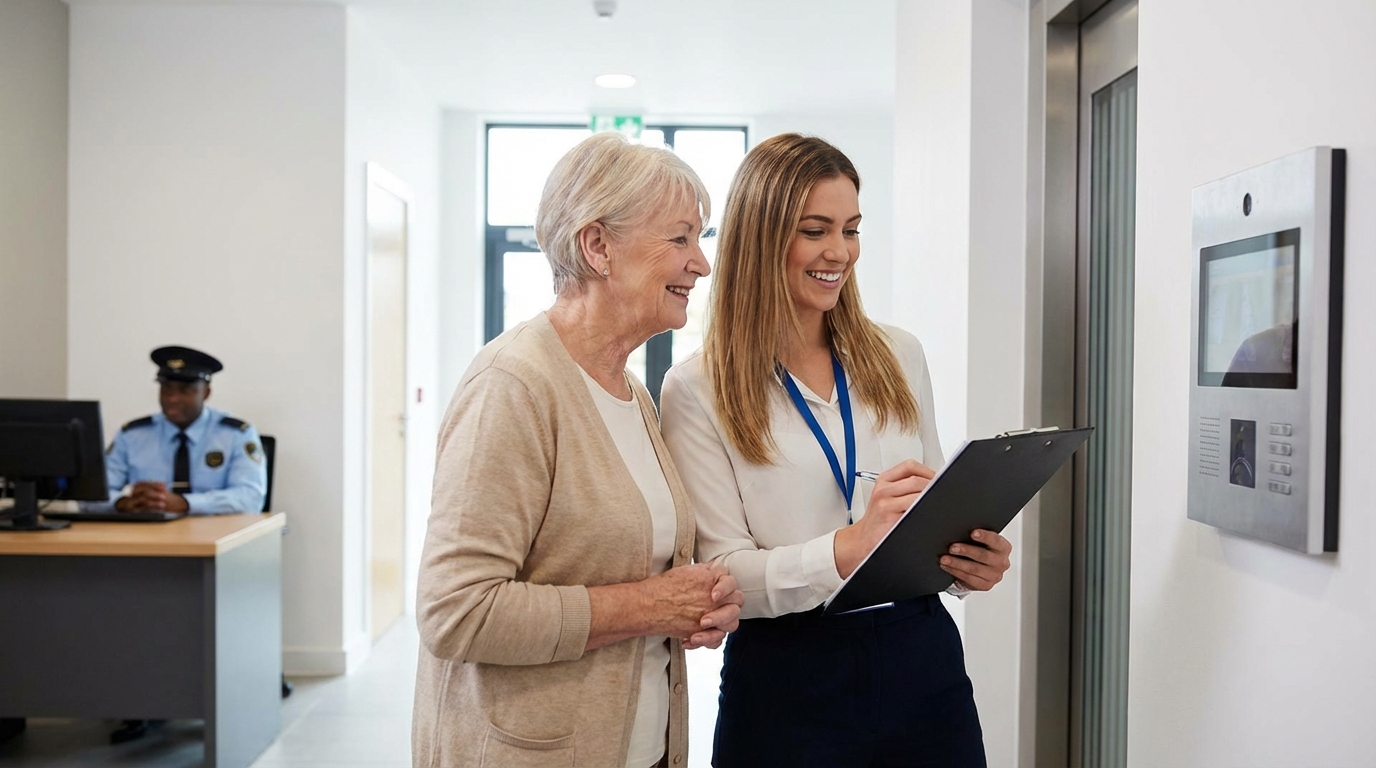 Checklist de segurança: cuidados com minha mãe no prédio