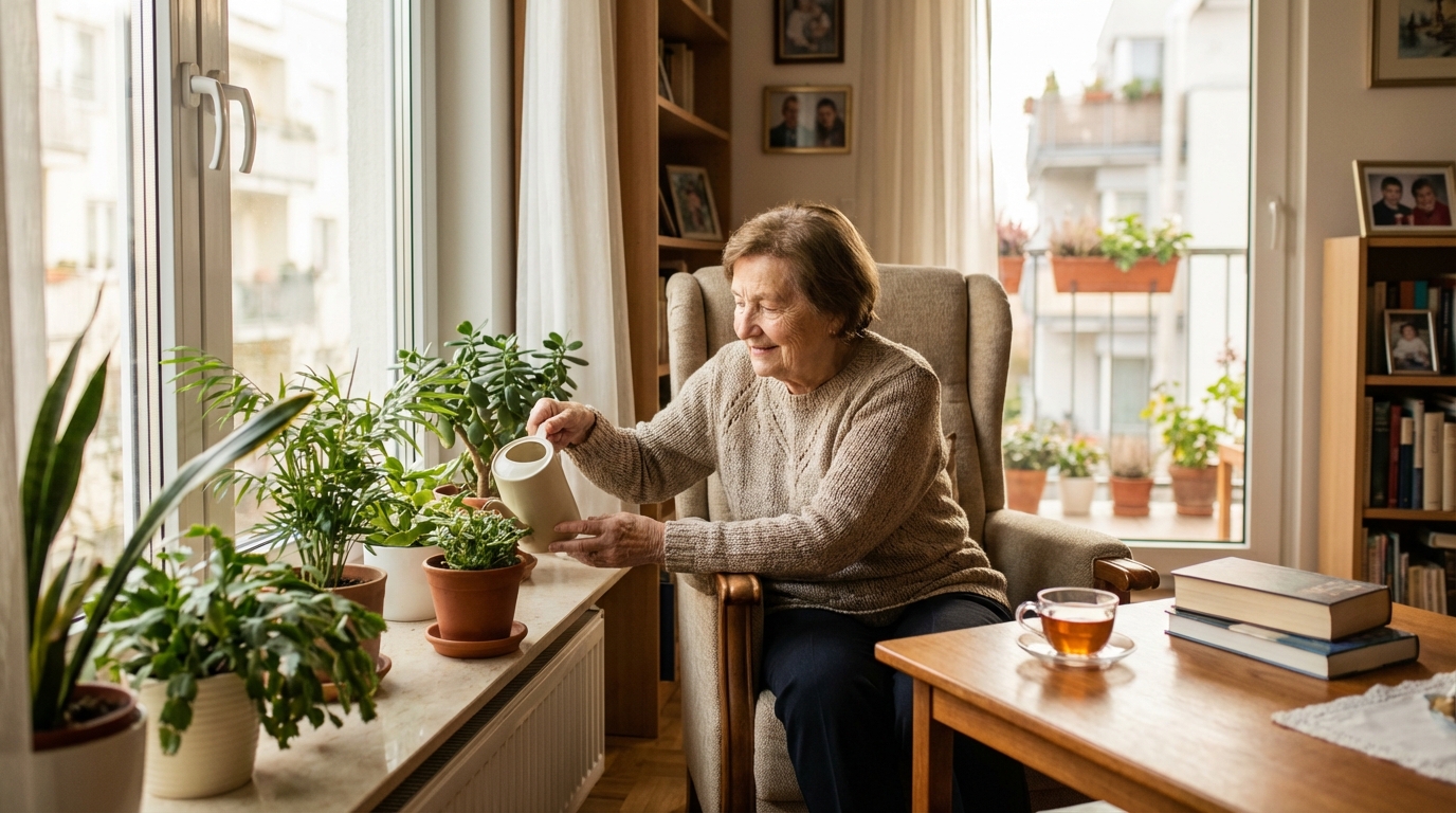 Como garantir a saúde mental do idoso no apartamento