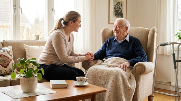 Como garantir o bem-estar do idoso após alta?