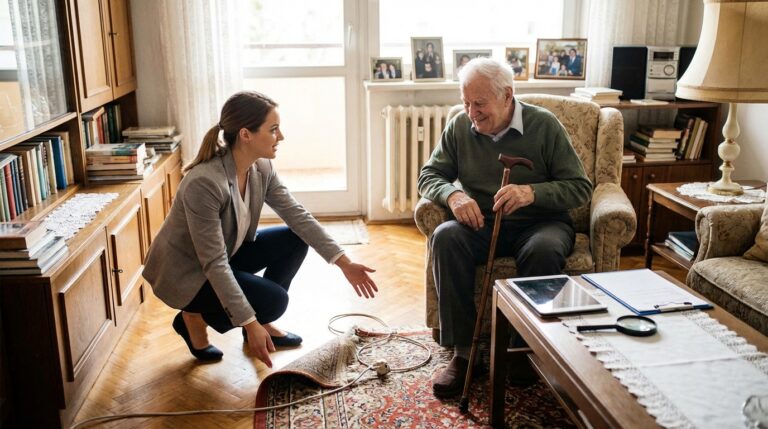 Como identificar riscos no ambiente do idoso