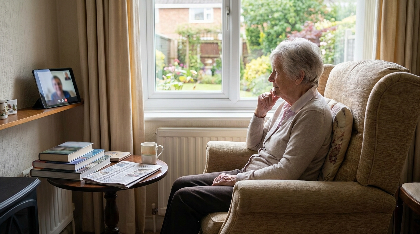 Como identificar se o idoso está realmente bem sozinho?