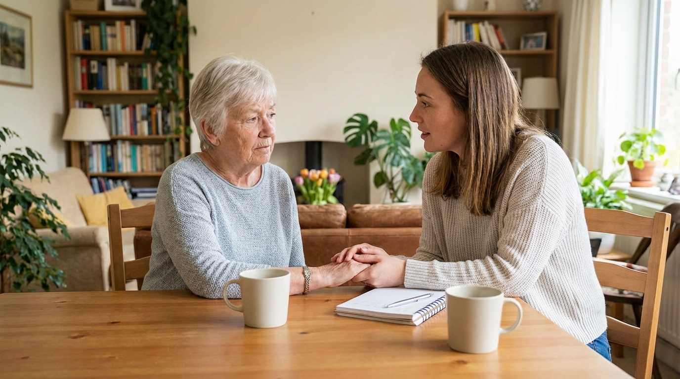 Como iniciar a conversa sobre morar sozinho com um idoso?