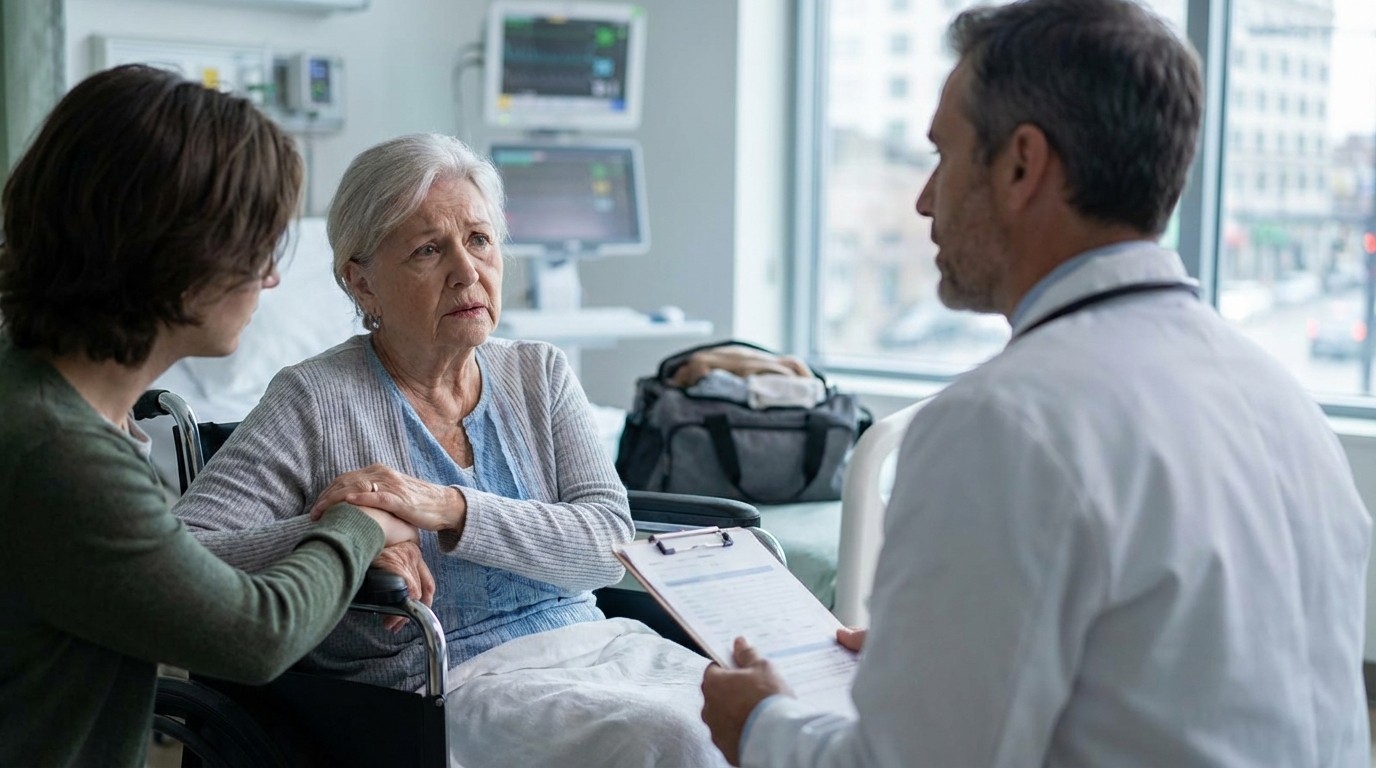 Como lidar com a dúvida na alta hospitalar do idoso?