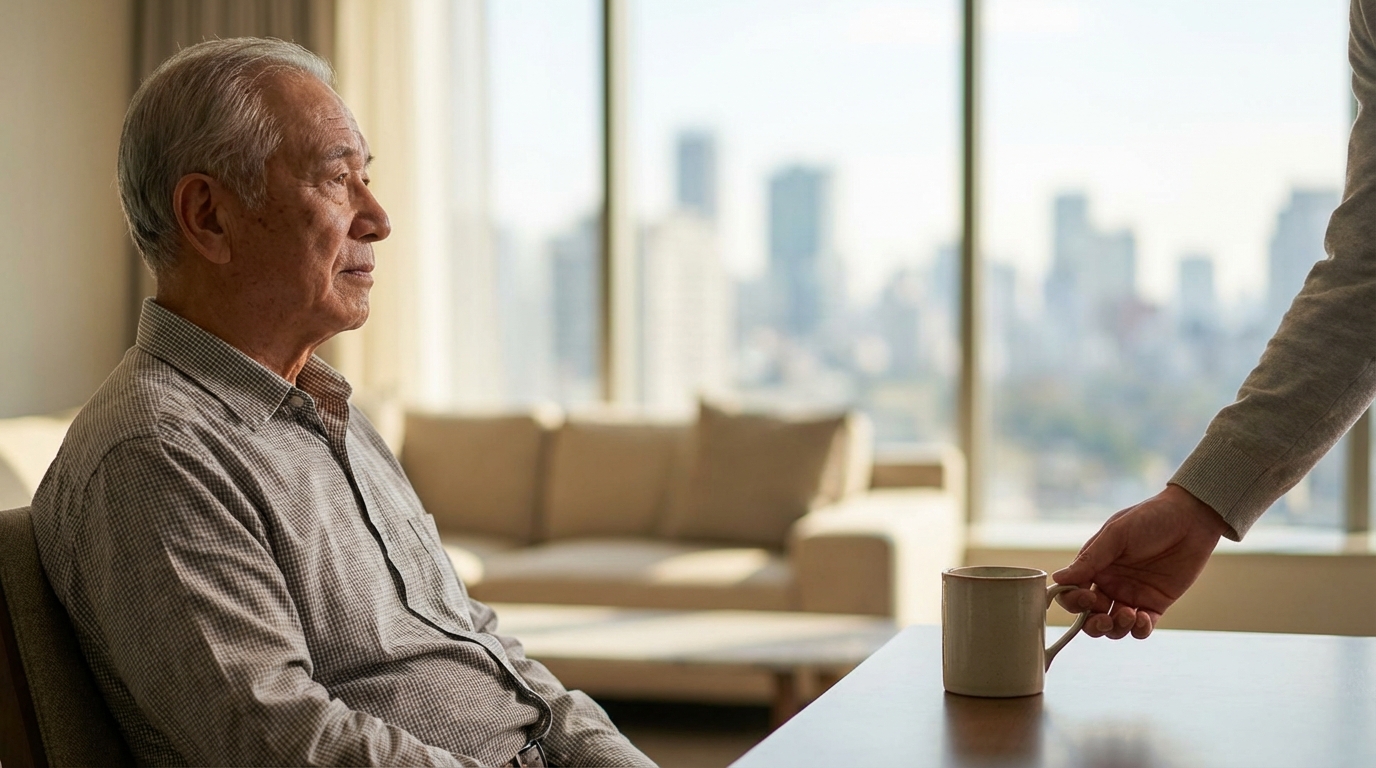 Como lidar com a solidão do meu pai no apartamento?