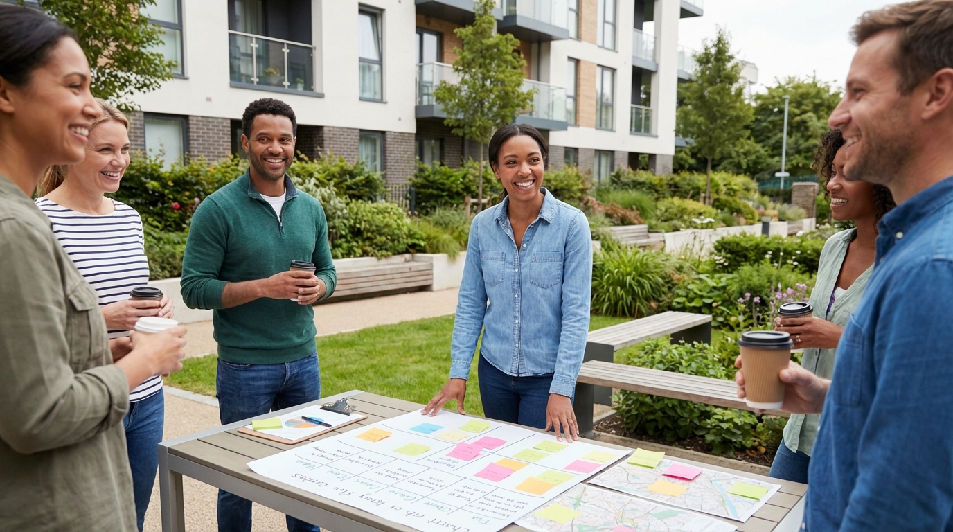 Como planejar uma rede de apoio no condomínio sem estresse