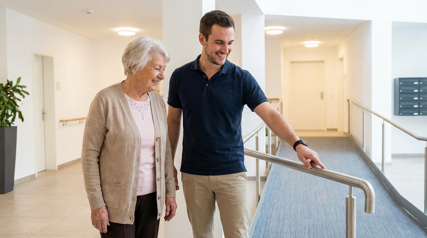 Como prevenir acidentes com idosos em áreas comuns