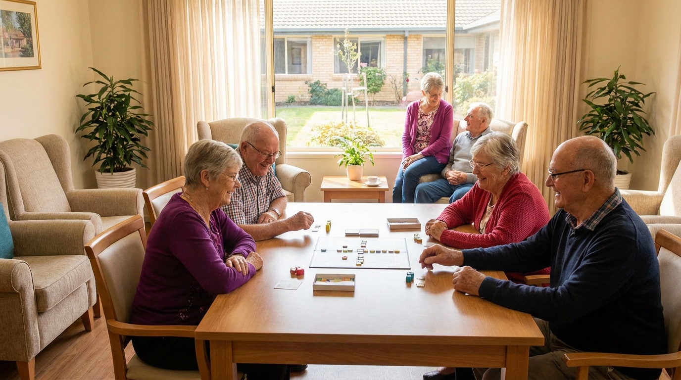 Como promover a interação do idoso em áreas comuns
