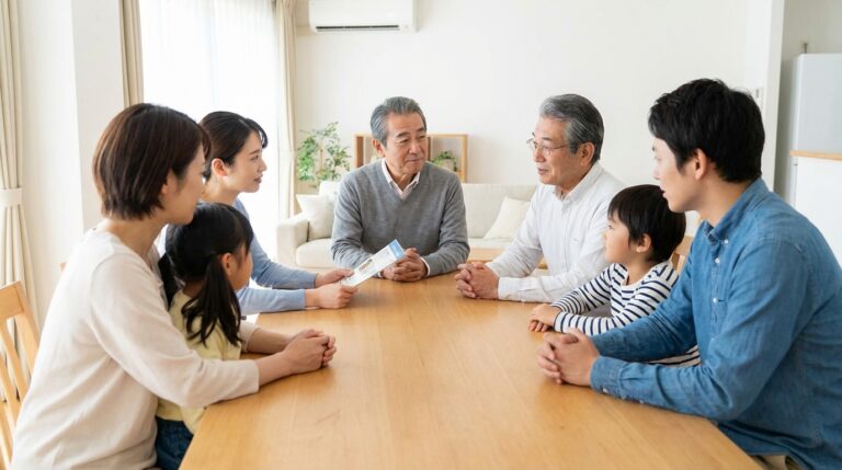 Conversando com a família sobre a mudança para residencial