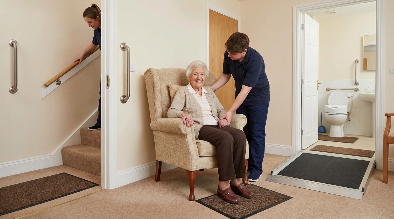 Crie um ambiente seguro para o idoso: dicas práticas.