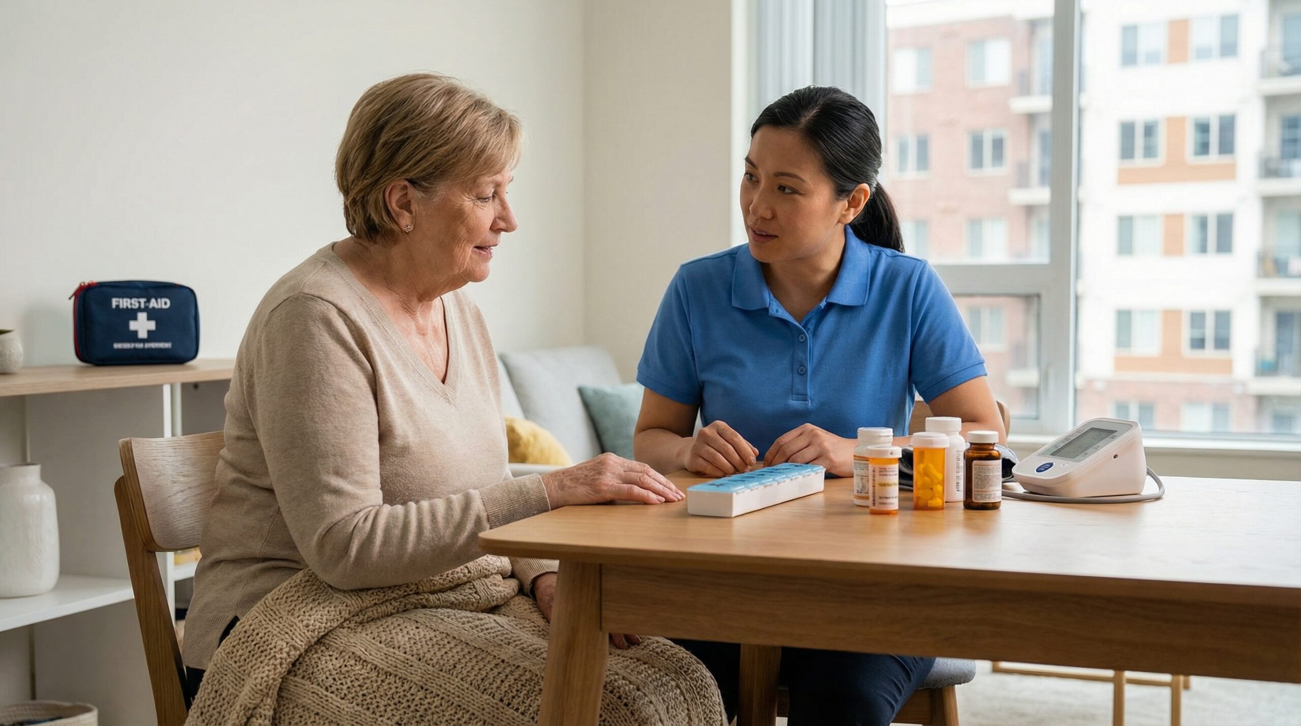 Cuidados com Idosos em Prédios: Medicações e Emergências