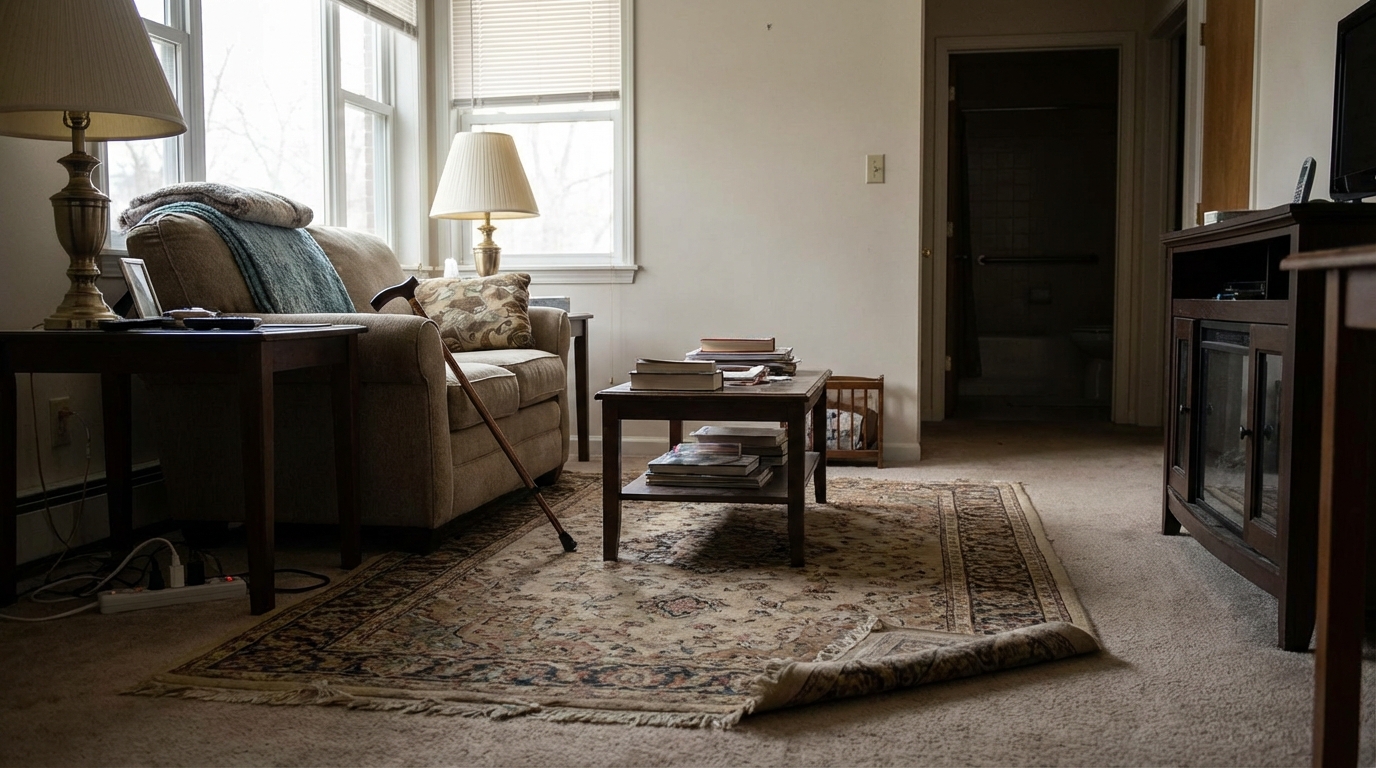 Cuidados com idosos: riscos no apartamento que você não vê