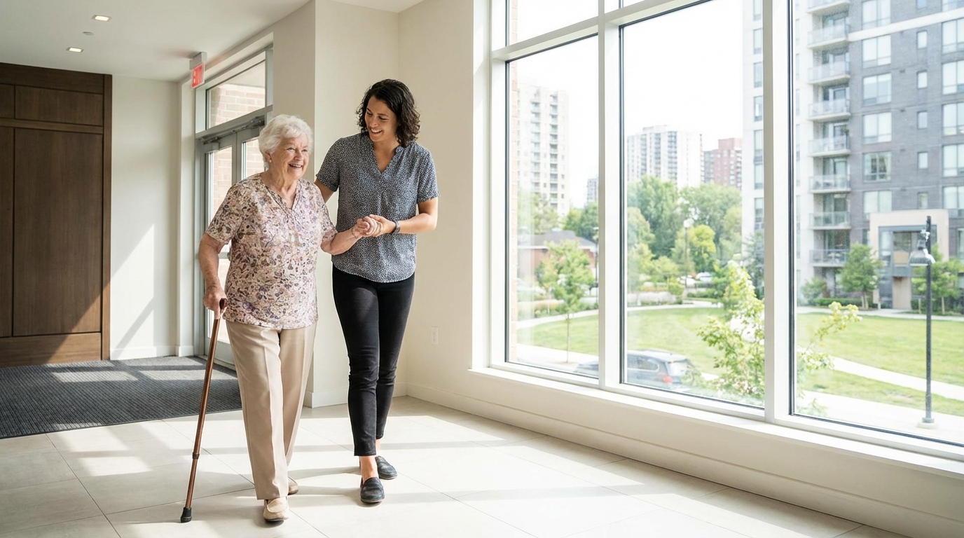 Cuidados específicos para idosos em prédios