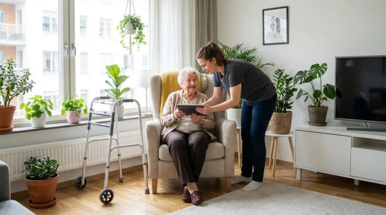 Cuidados essenciais para idosos em vida de apartamento