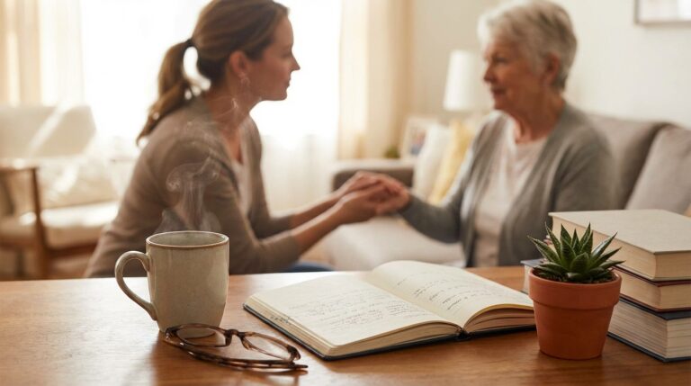 Cuidando da minha mãe: como manter a saúde mental?