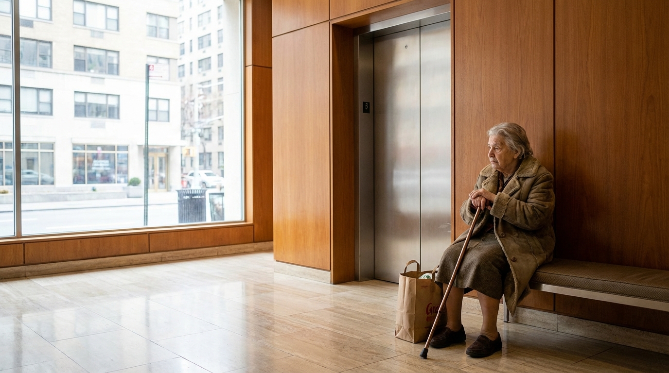 Elevadores em prédios: um risco para idosos que moram só?