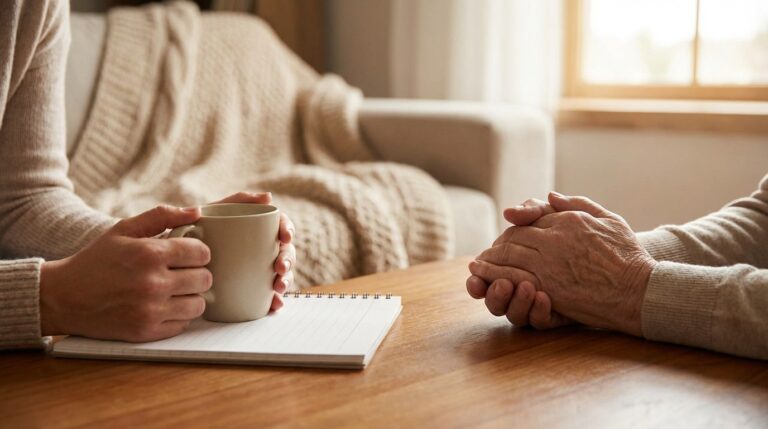 Estratégias para lidar com o cansaço no cuidado da minha mãe