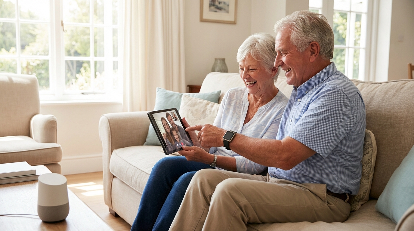 Idosos e tecnologia: recurso para segurança e conexão
