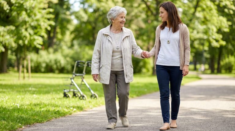 Minha mãe idosa e ativa: como manter a segurança?