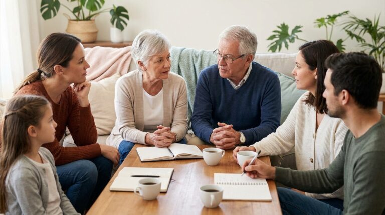 Perguntas essenciais para discutir com a família sobre cuidados
