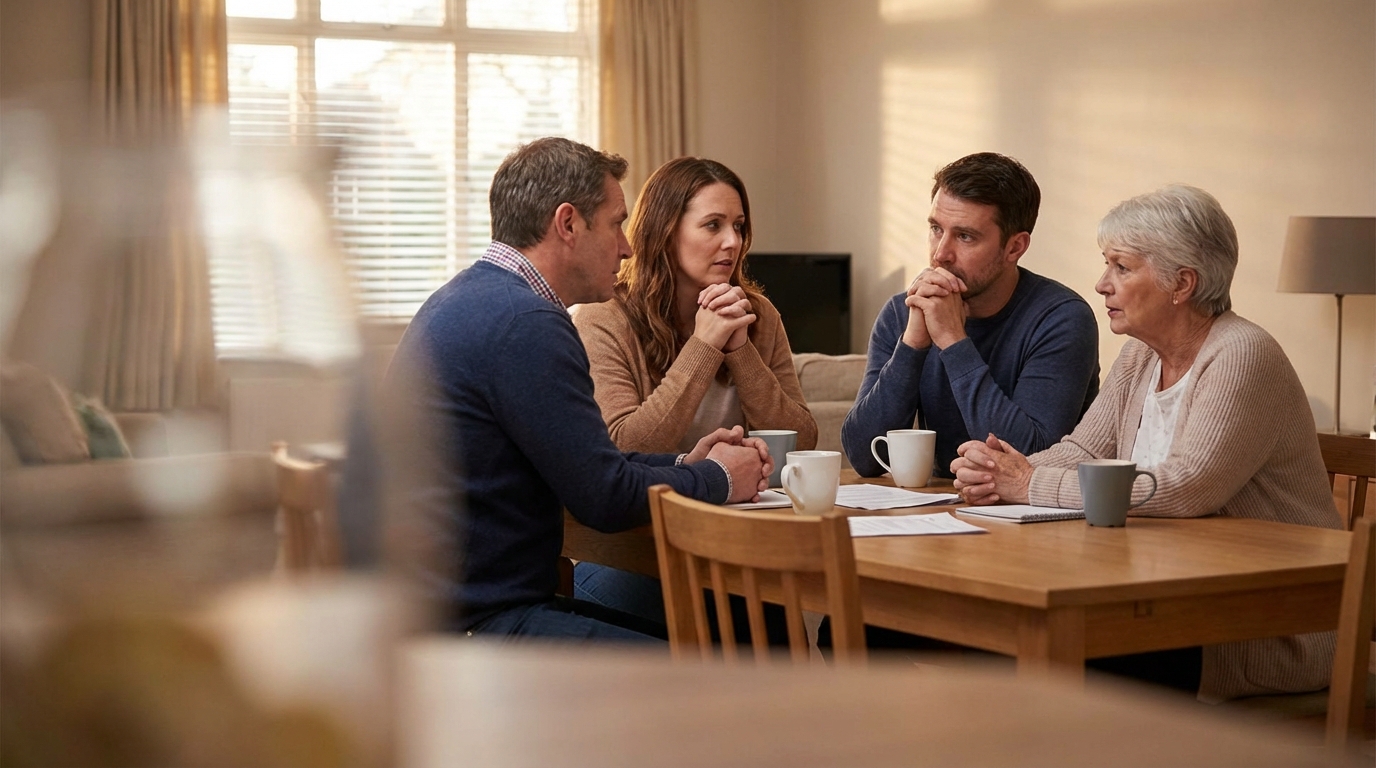 Preciso de apoio: conversando sobre minha mãe com a família