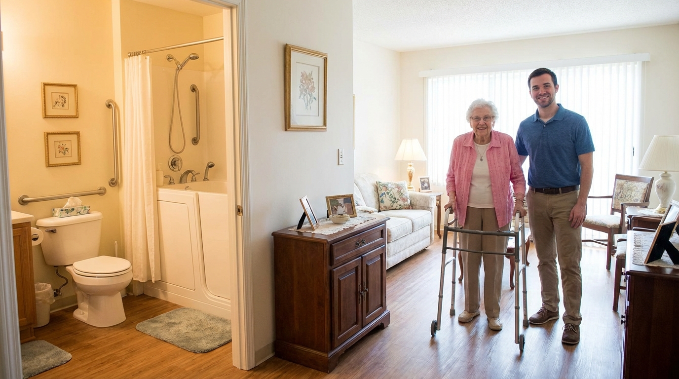 Prevenção de acidentes no apartamento do idoso