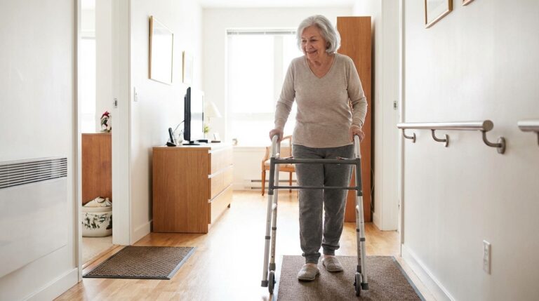 Prevenção de quedas em apartamentos para idosos