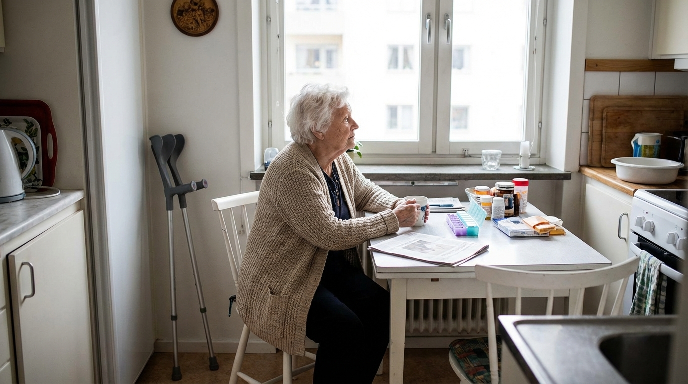 Rotina do idoso em apartamento: desafios diários