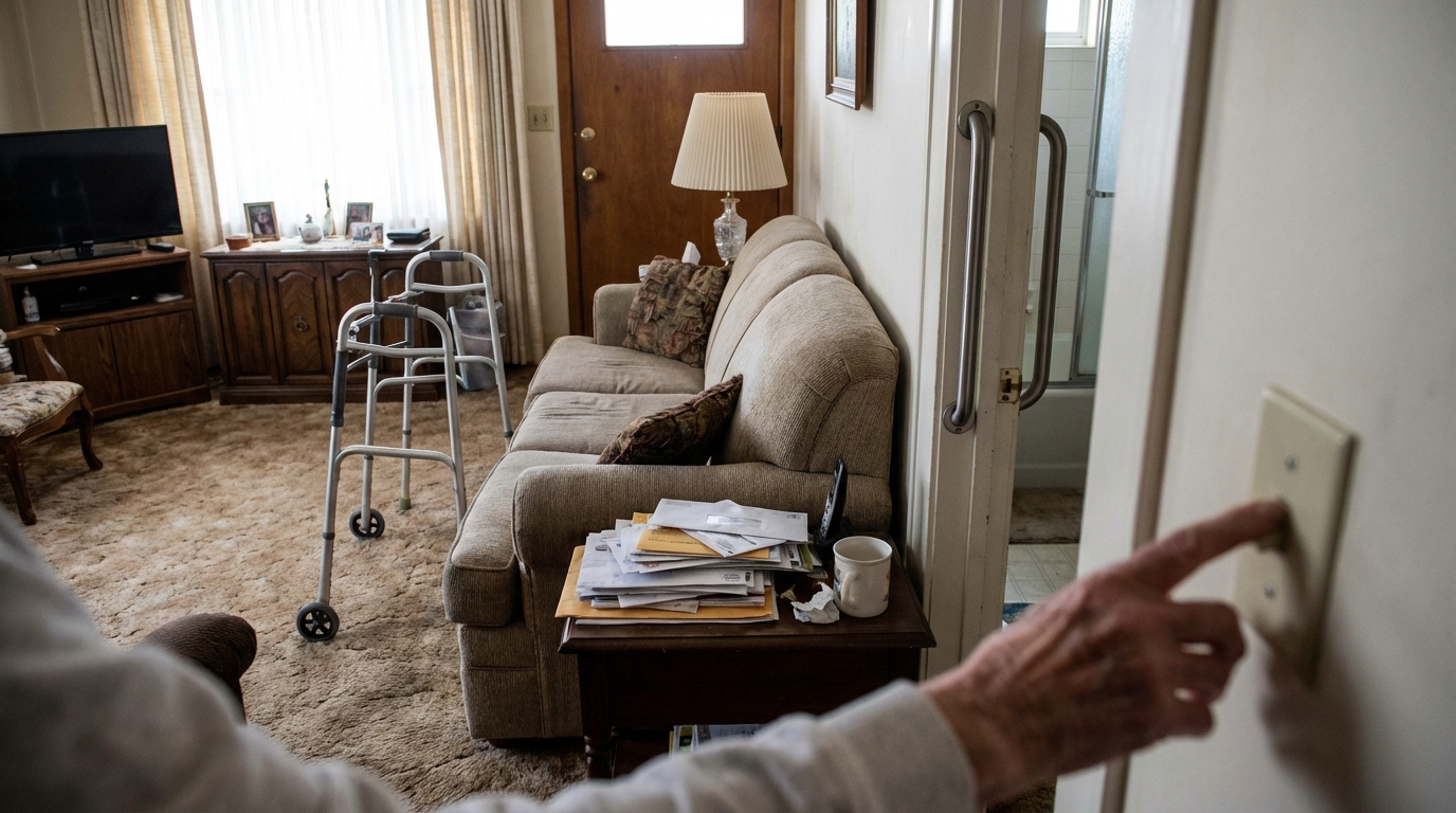 Sinais de que a casa não é mais segura para seus pais