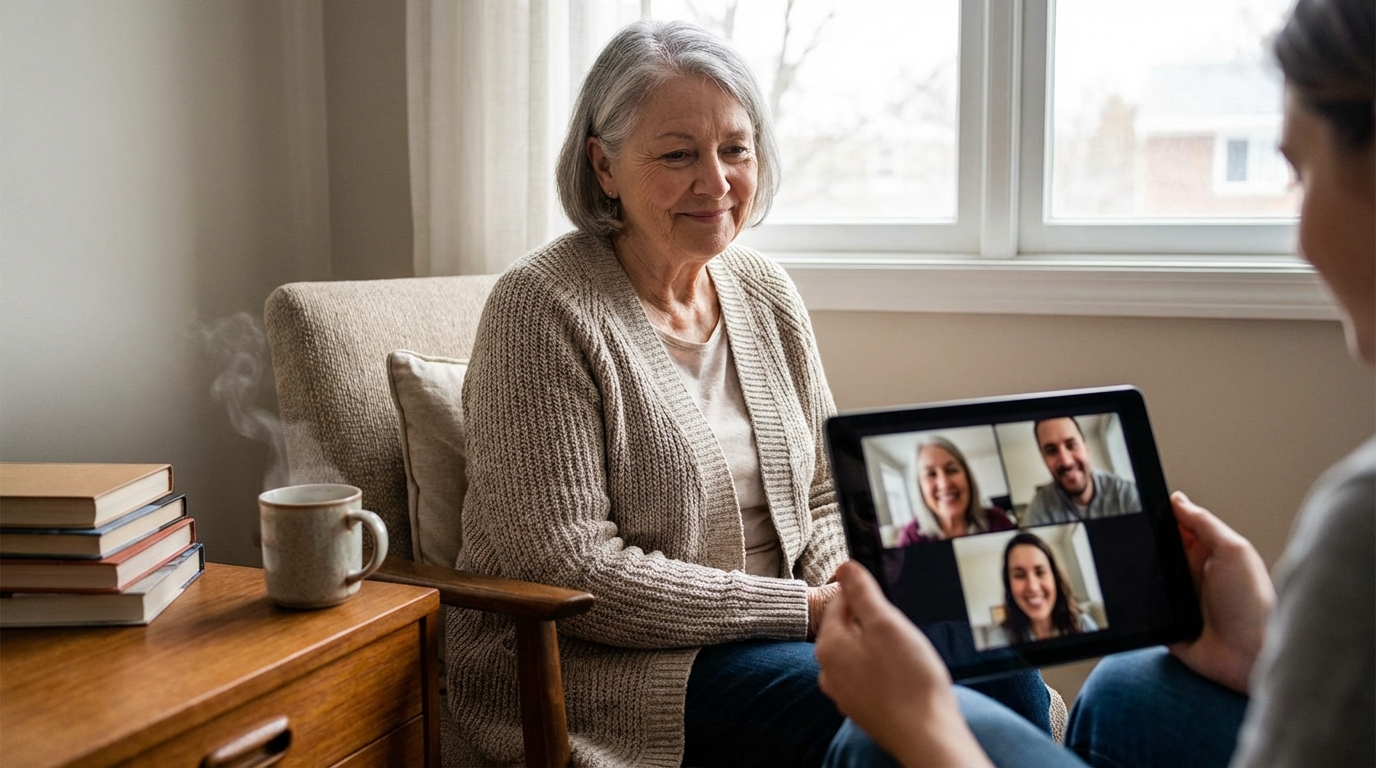 Solidão no apartamento: ajudando minha mãe a socializar