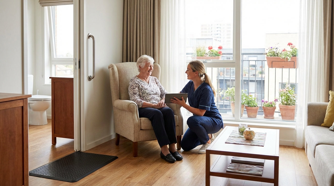 Vida em apartamento: segurança e cuidados para minha mãe