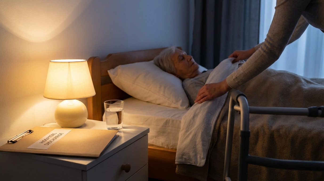 "A primeira noite após a alta hospitalar do idoso: guia de sobrevivência"