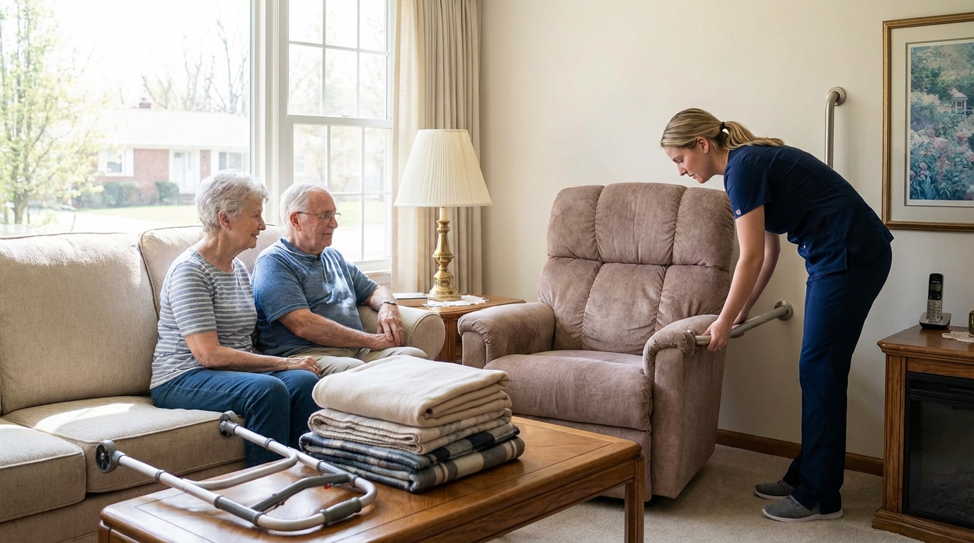 Alta hospitalar do idoso: como preparar a casa para o retorno seguro?