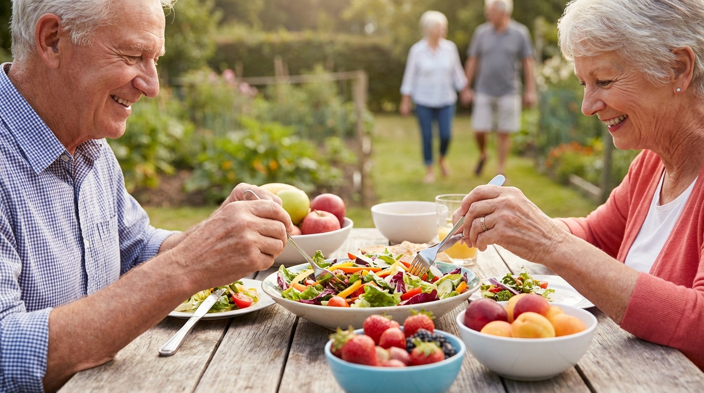 Como a alimentação saudável impacta a qualidade de vida do idoso?