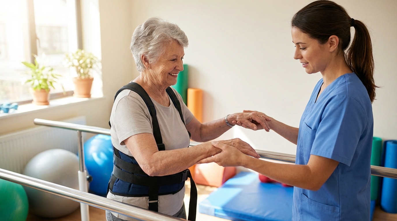 Como a Fisioterapia Ajuda a Prevenir Quedas em Idosos