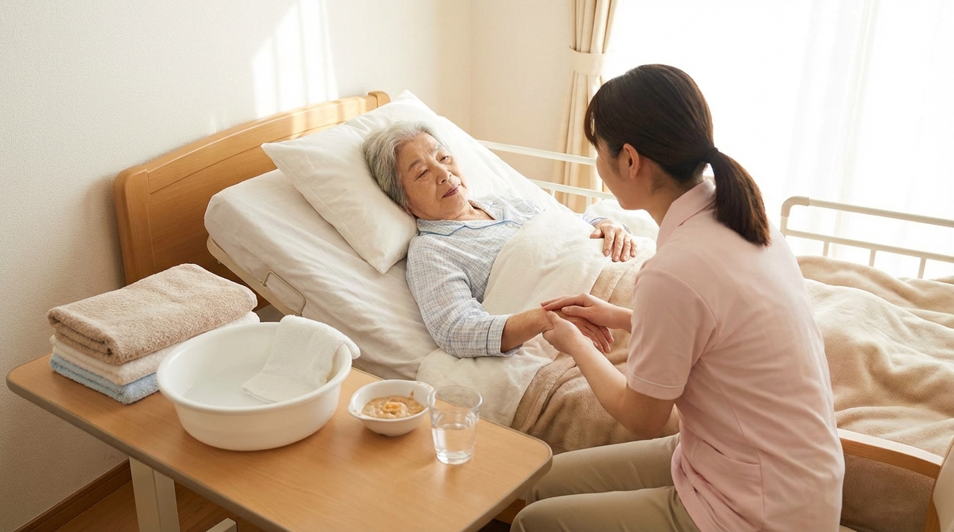 Como Cuidar de um Idoso Acamado em Casa: Um Guia de Higiene, Alimentação e Conforto
