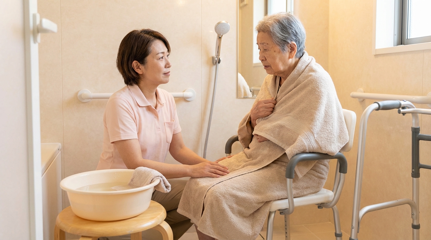 "Como dar banho em idoso que recusa ou tem medo da água?"