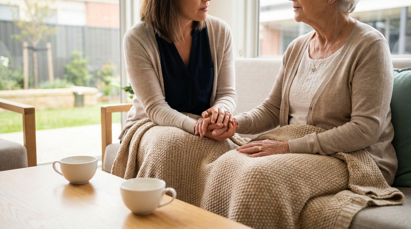 Culpa por colocar os pais em residencial sênior: como lidar com esse sentimento?