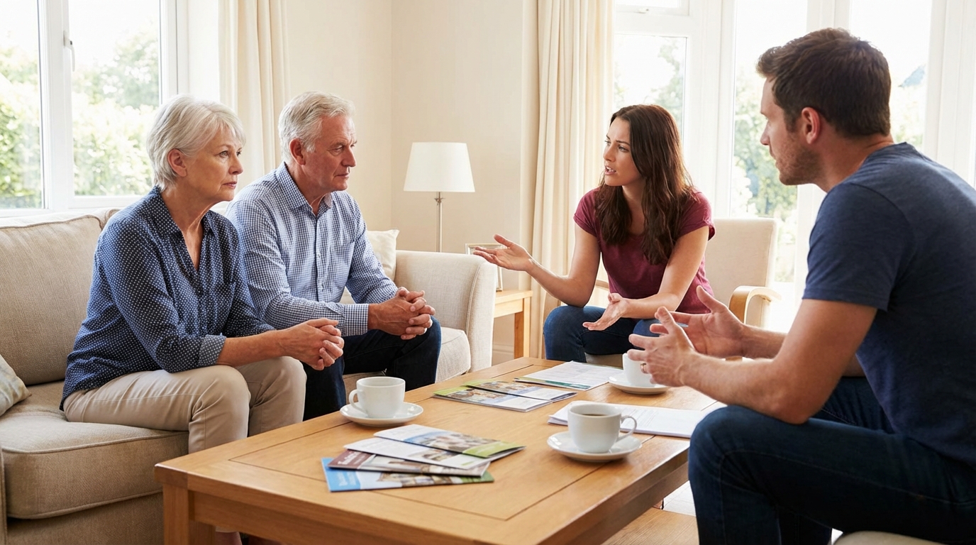 Decisões difíceis: quando a família discorda sobre a casa de repouso?
