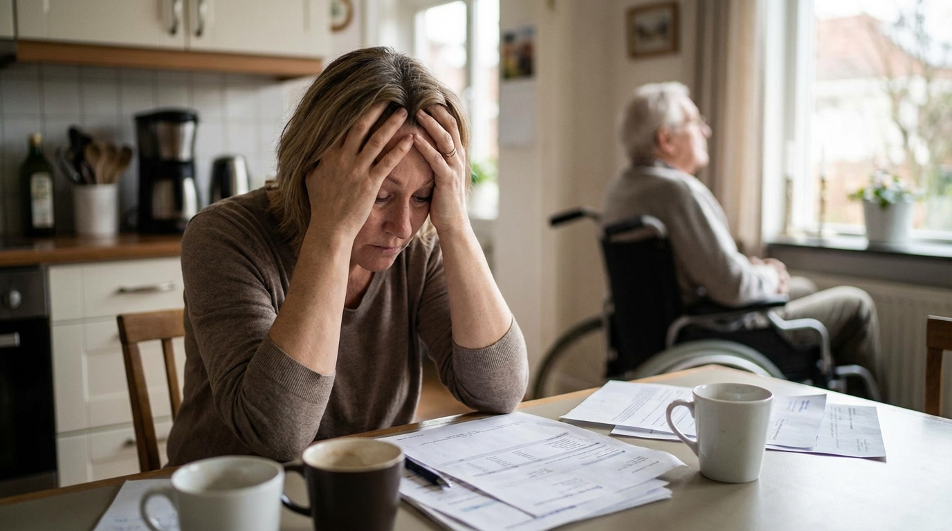 Filha cuidadora exausta: como lidar com o burnout e a culpa de cuidar dos pais?