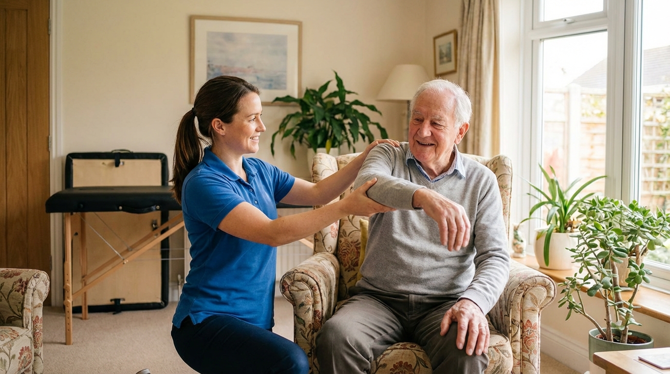 Fisioterapia Domiciliar: Conforto e Eficácia para Idosos