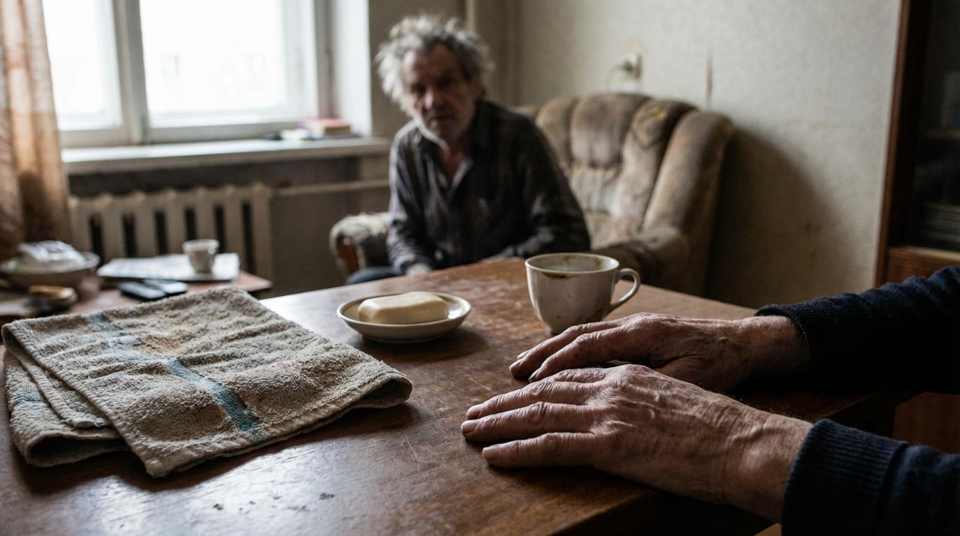 Idoso que mora sozinho: como a higiene pessoal indica que algo não vai bem?
