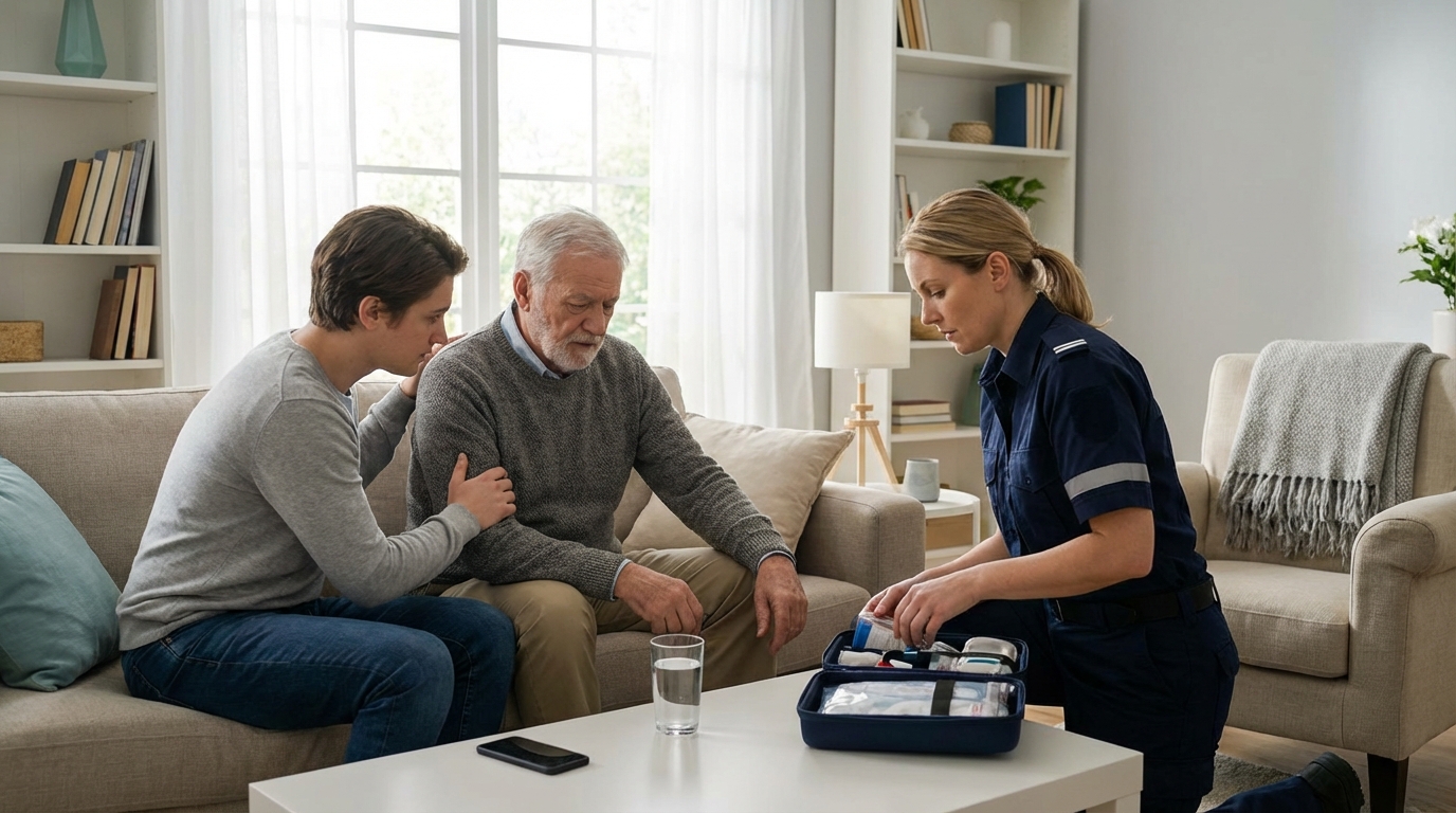 "Meu pai caiu dentro de casa: o que fazer nas primeiras horas?"