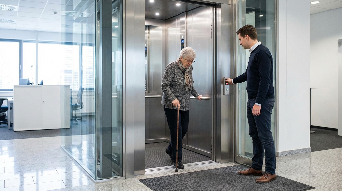 Prevenindo quedas: dicas para segurança no elevador