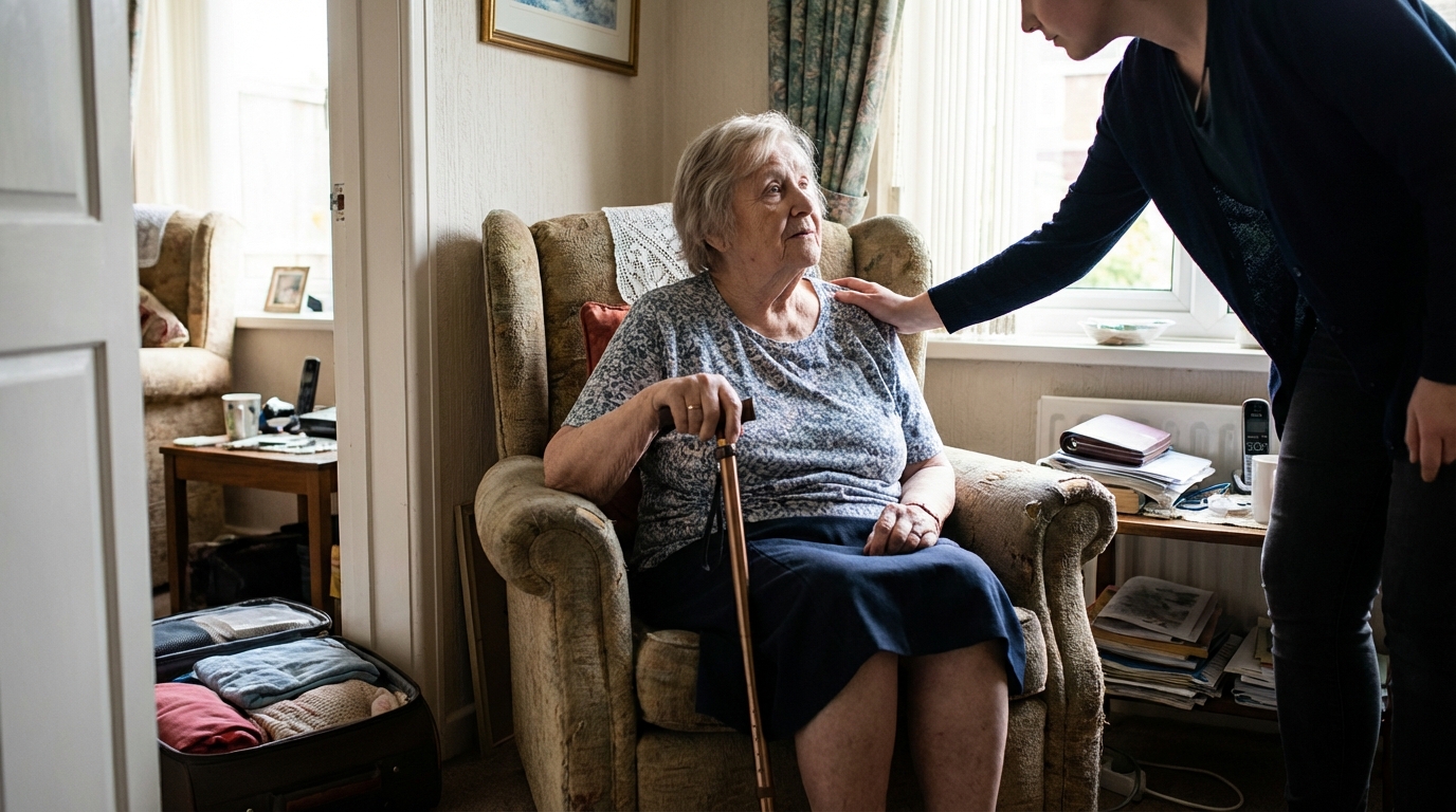 Quando é hora de um idoso que mora sozinho ter um cuidador profissional?
