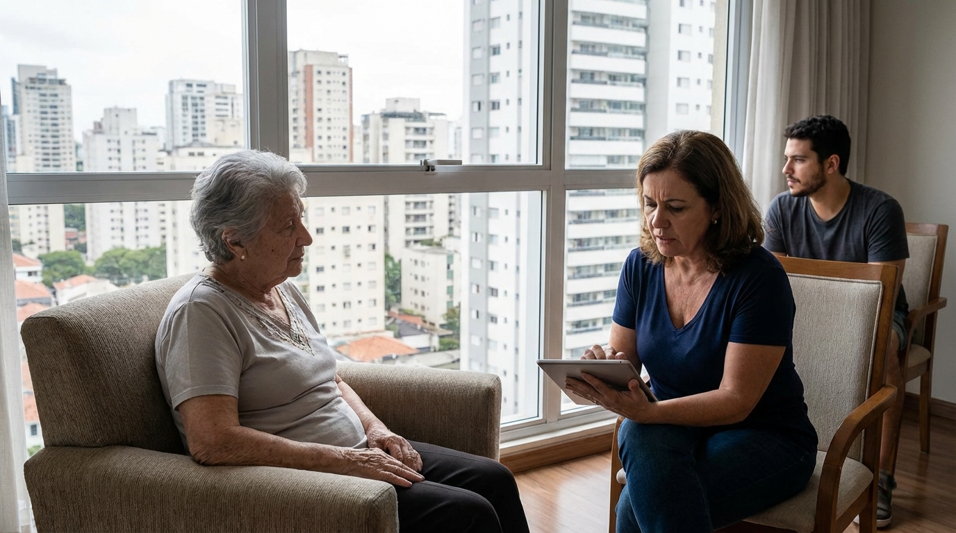 Quando os irmãos não ajudam no cuidado do idoso em São Paulo
