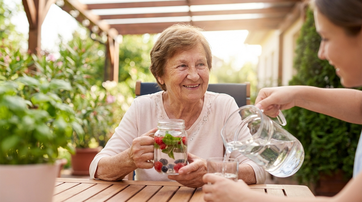 A Importância da Hidratação Saborizada: Estratégias para Garantir o Consumo de Água em Idosos