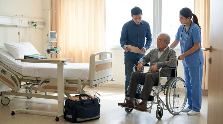 Alta hospitalar de idoso: o que fazer antes de levar para casa